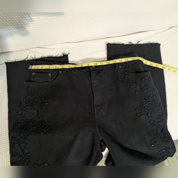 Lauren Jeans Co. Ralph Lauren Green Label Embroidered Jeans Vintage 90's - Picture 8 of 12